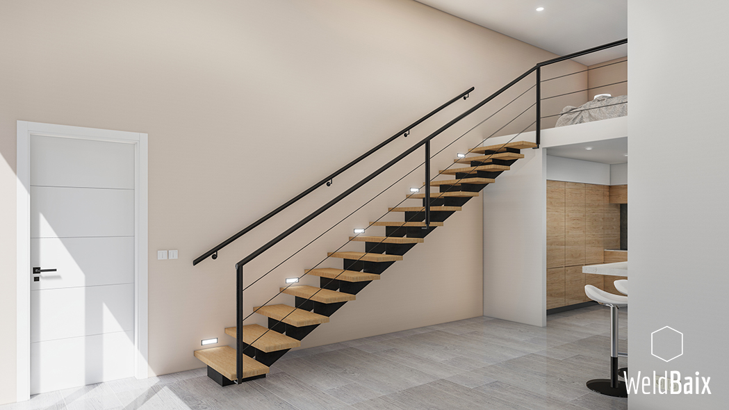 Escalera nº2 Modelo W central - Imagen 01